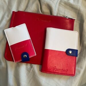 Carnival Cruise travel set.  Brand new—never used!